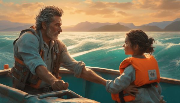 Father’s love shines as he jumps overboard to save daughter